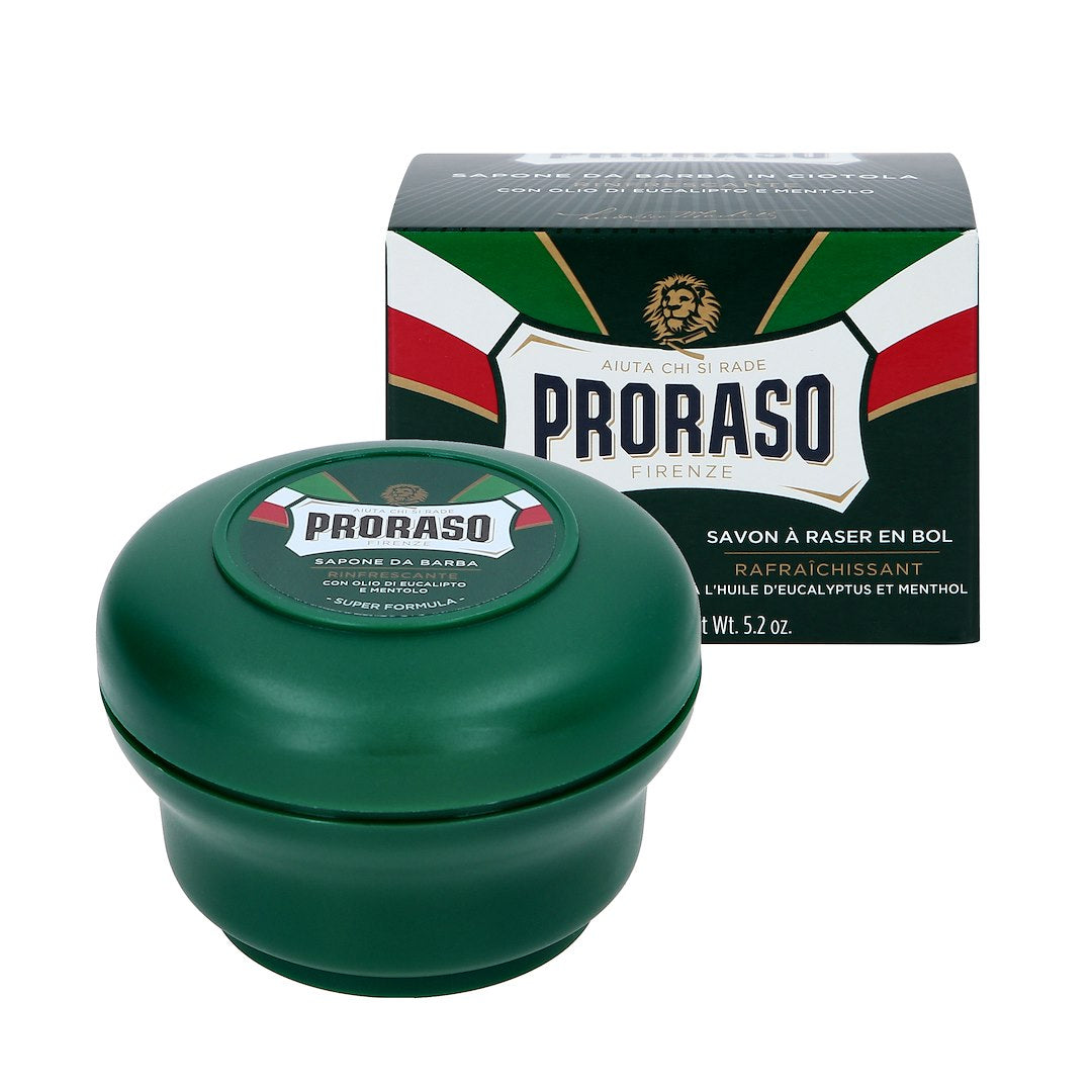 PRORASO GREEN LINE МЫЛО ДЛЯ БРИТЬЯ В БАНКЕ 150 МЛ