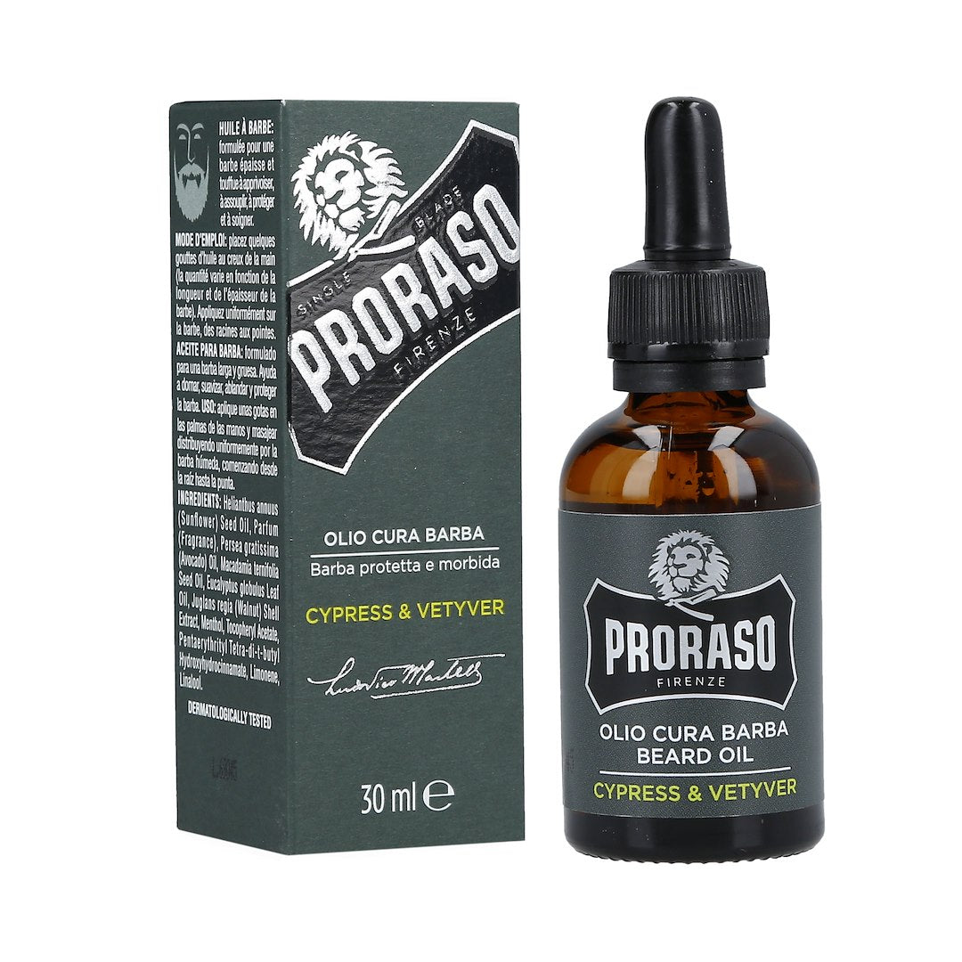PRORASO САЙПРЕС И ВЕТИВЕР МАСЛО ДЛЯ БОРОДЫ 30 МЛ