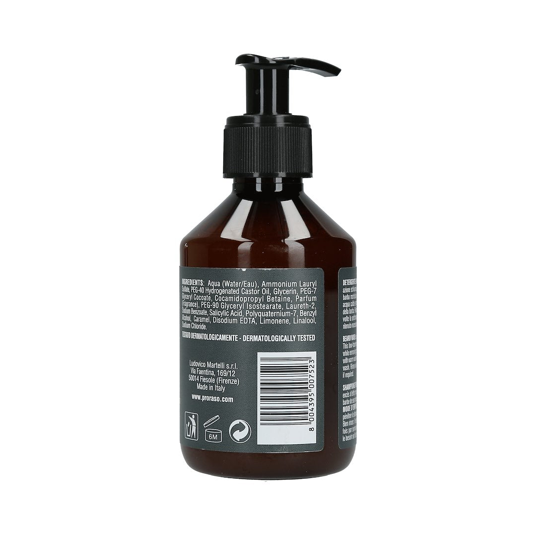 PRORASO CYPRES&VETYVER ШАМПУНЬ ДЛЯ МЫТЬЯ БОРОДЫ 200 МЛ