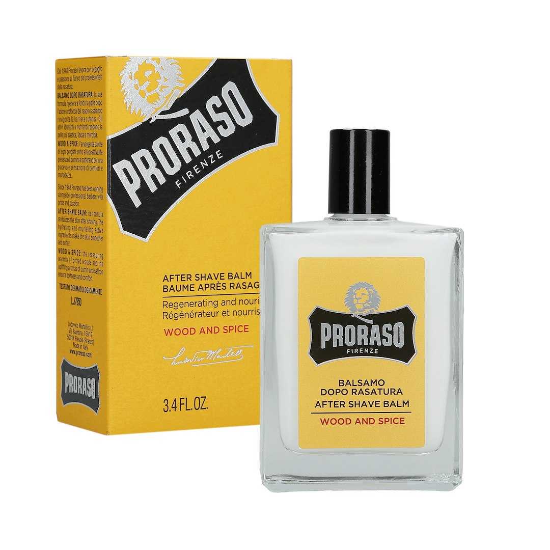 БАЛЬЗАМ ПОСЛЕ БРИТЬЯ PRORASO WOOD&SPICE 100 МЛ