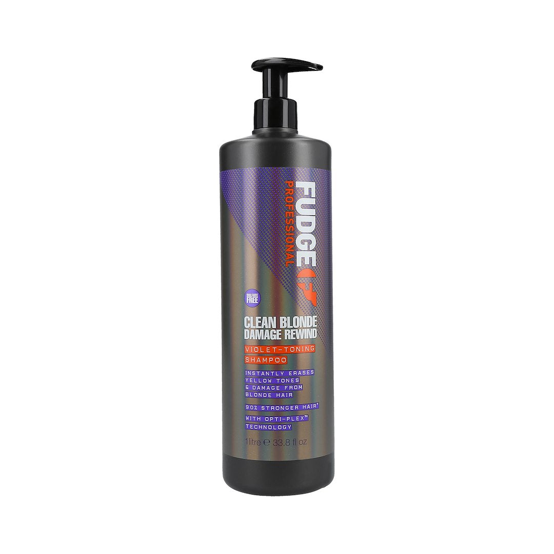 FUDGE CLEAN BLONDE DAM REW V-TONING SHAMPOO
