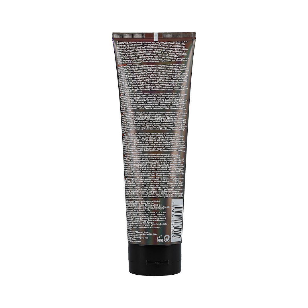 FUDGE CLEAN BLONDE DAM REW V-TONING SHAMPOO