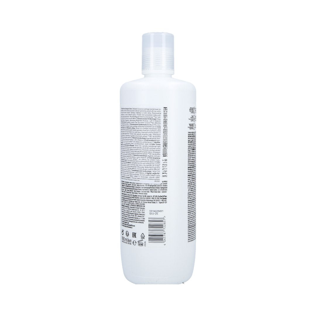 SCHWARZKOPF BONACURE COLOR FREEZE SILVER SHAMPOO 1L