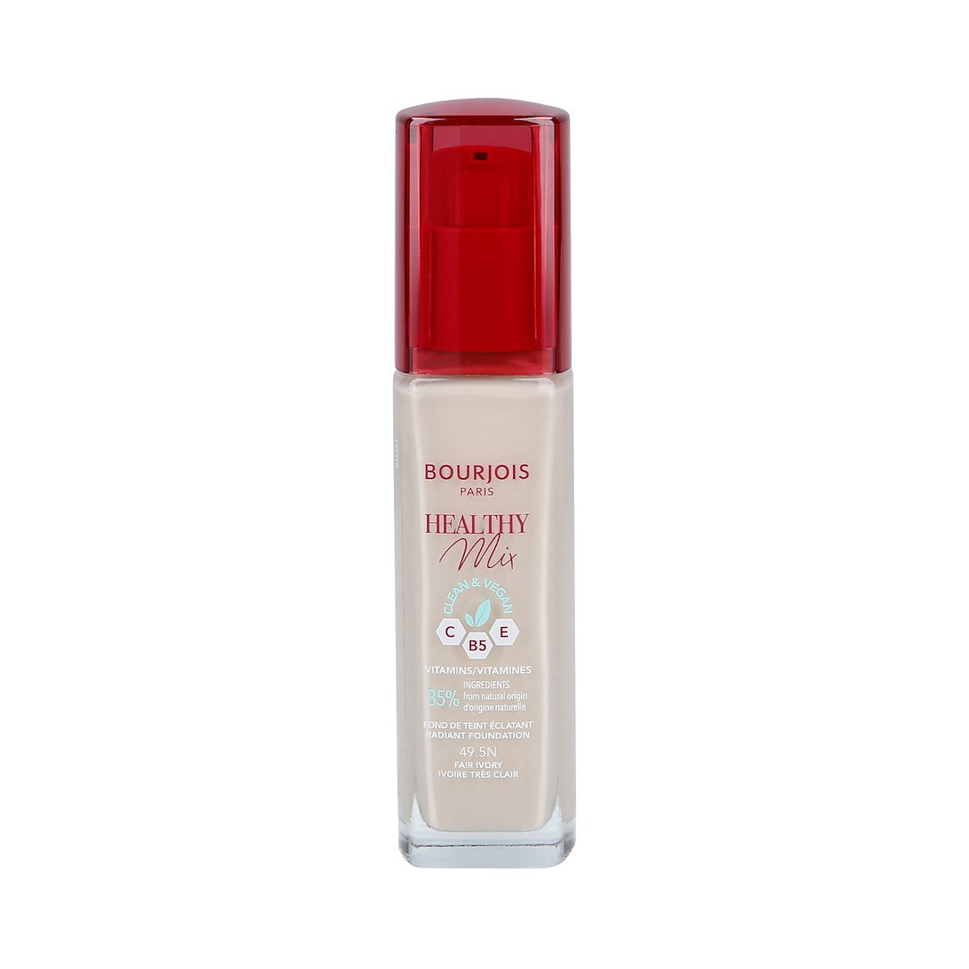 BOURJOIS HEALTHY MIX FOUNDATION VEGAN 049,5N FAIR IVORY 30ML