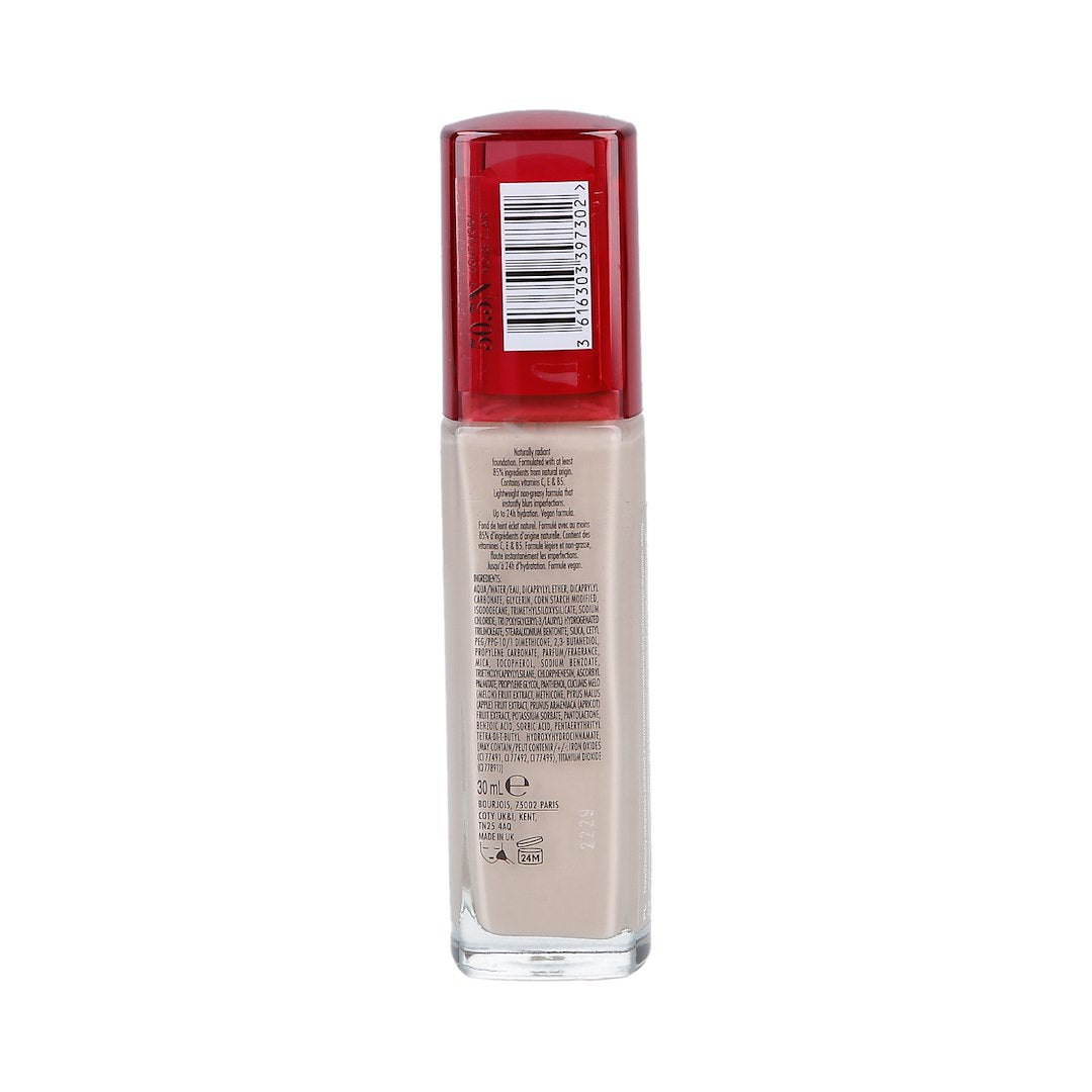 BOURJOIS HEALTHY MIX FOUNDATION VEGAN 050,5N LIGHT IVORY 30ML