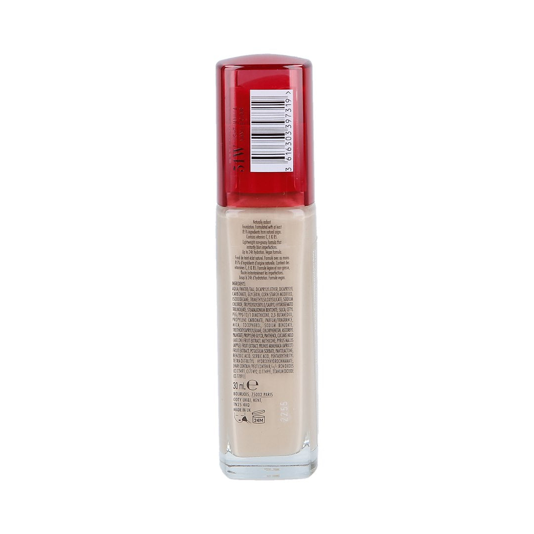 BOURJOIS HEALTHY MIX FOUNDATION VEGAN 051W LIGHT VANILLA 30ML