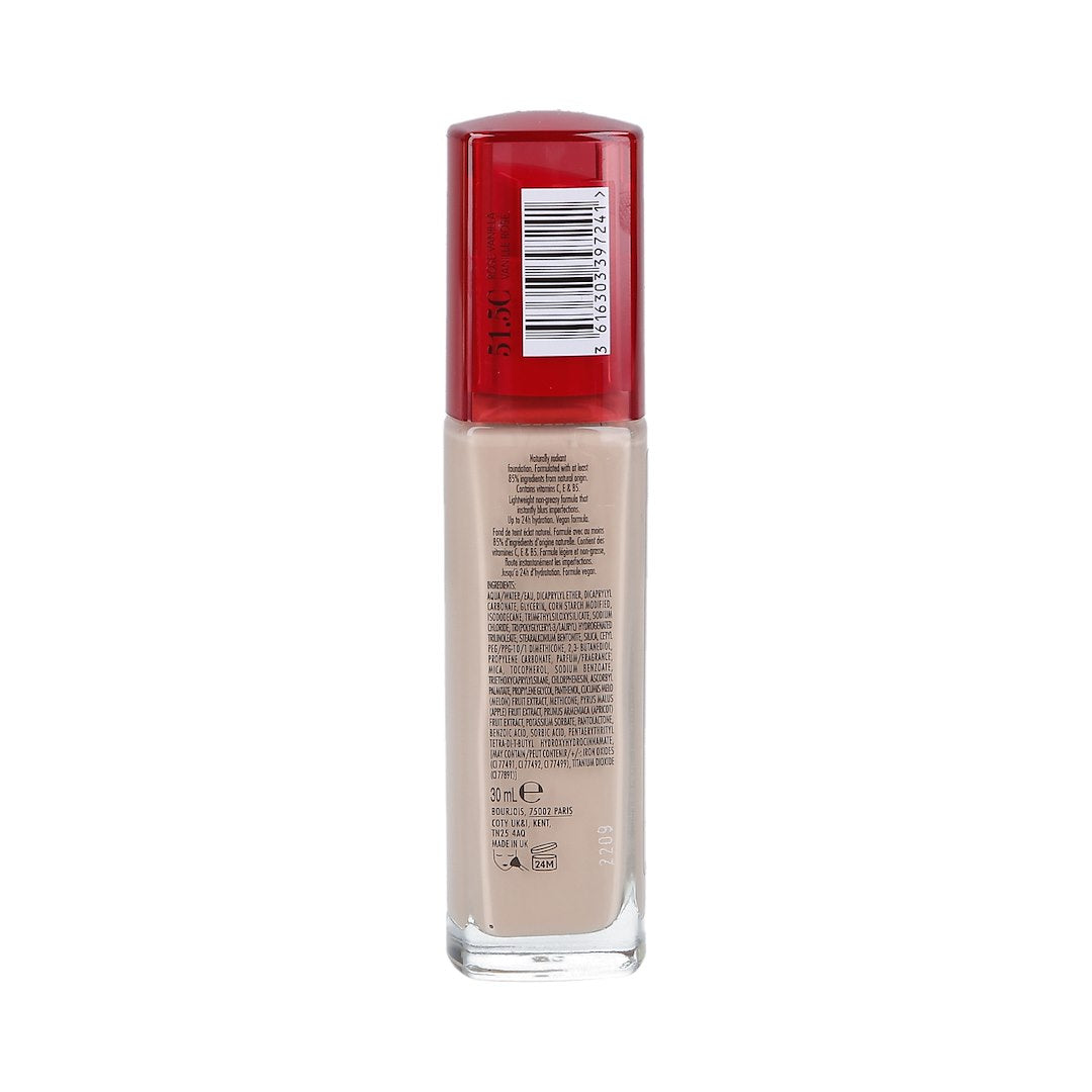 BOURJOIS HEALTHY MIX FOUNDATION VEGAN 051,5C ROSE VANILLA 30ML