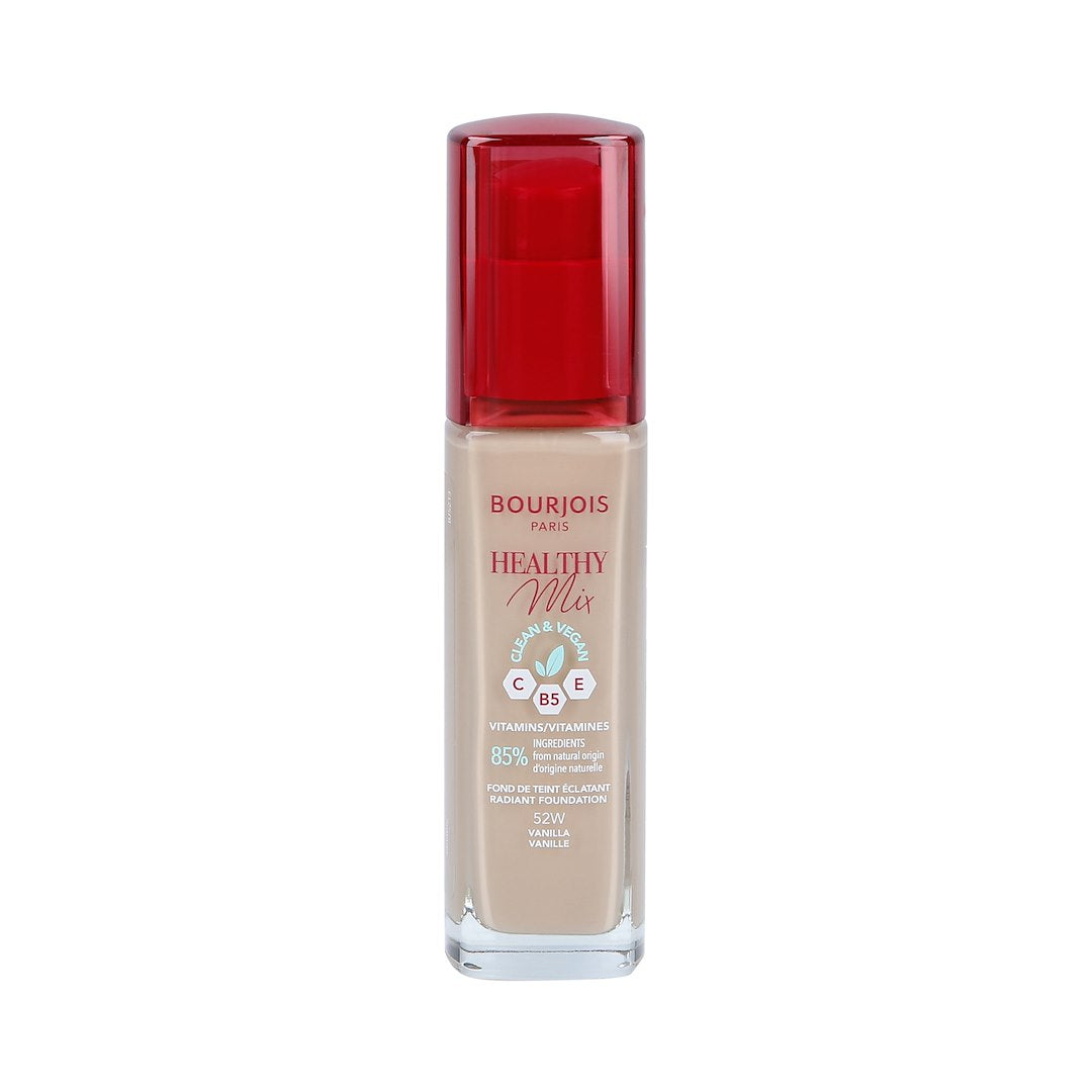 BOURJOIS HEALTHY MIX FOUNDATION VEGAN 052W VANILLA 30ML