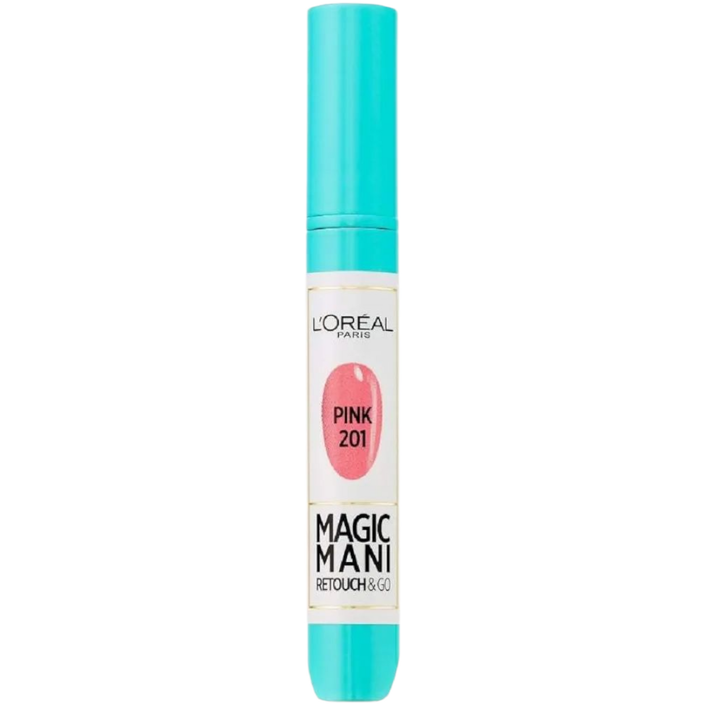 L’Oréal Paris Magic Mani Manicure Pen – Quick-Dry Nail Touch-Up Tool 201 Pink