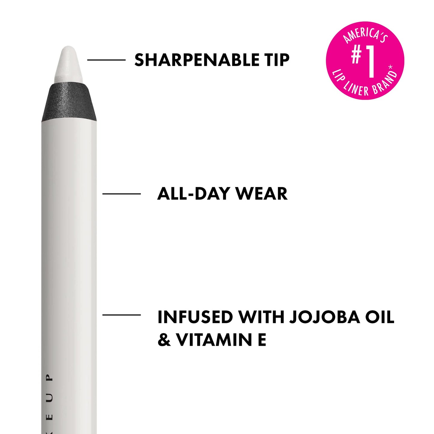 Nyx Slide On Lip Pencil - Shade MPE01 White