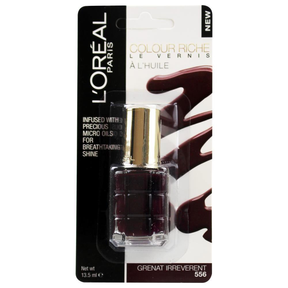 L'Oreal Color Riche Nail Polish - 556 GRENAT IRREVERENT