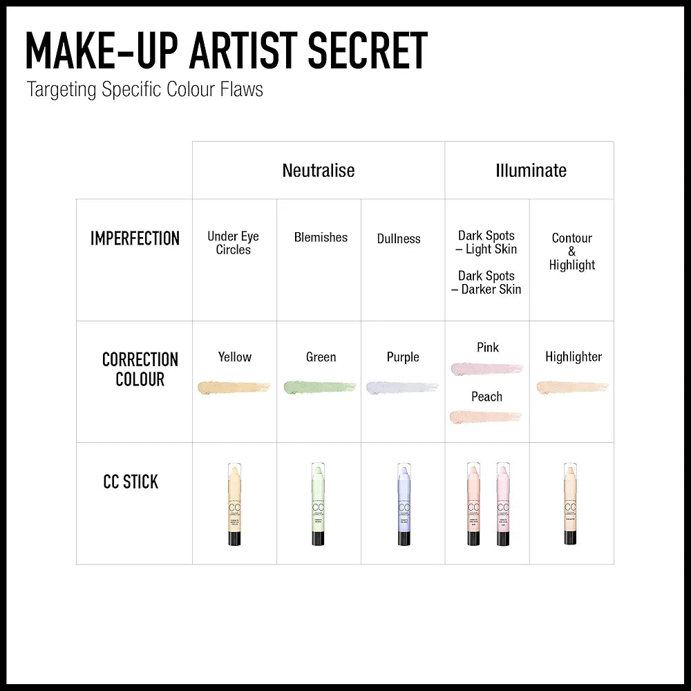 Max Factor Colour Corrector Highlighter Stick Champagne