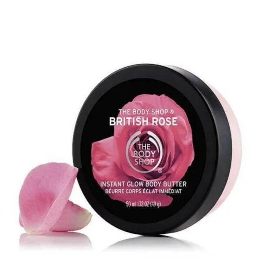 The Body Shop British Rose Instant Glow Body Butter 50ml