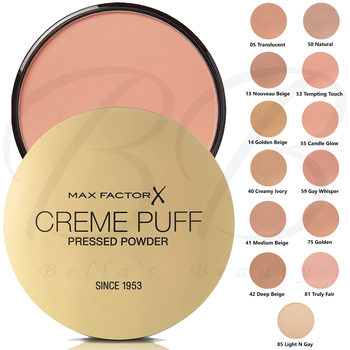 Max Factor Creme Puff Powder Compact 14g - VARIANTS