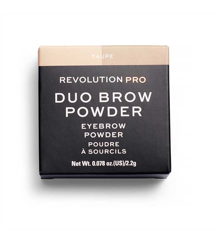 Revolution Pro Duo Brow Powder Eyebrow Powder Shade Taupe 2.2g
