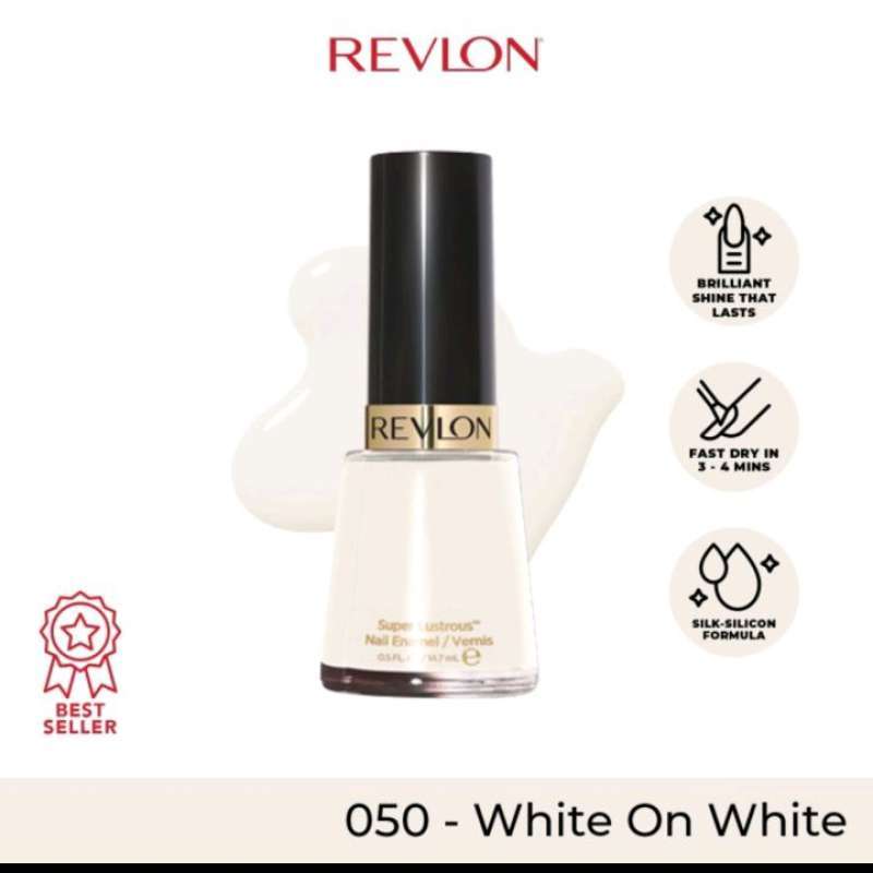 Revlon Nail Polish - 71 WHITE ON WHITE