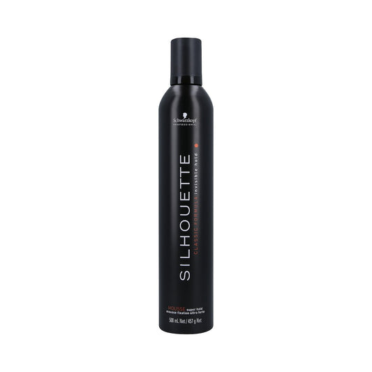 SCHWARZKOPF SILHOUETTE SUPER HOLD MOUSSE (BLACK) 500ML