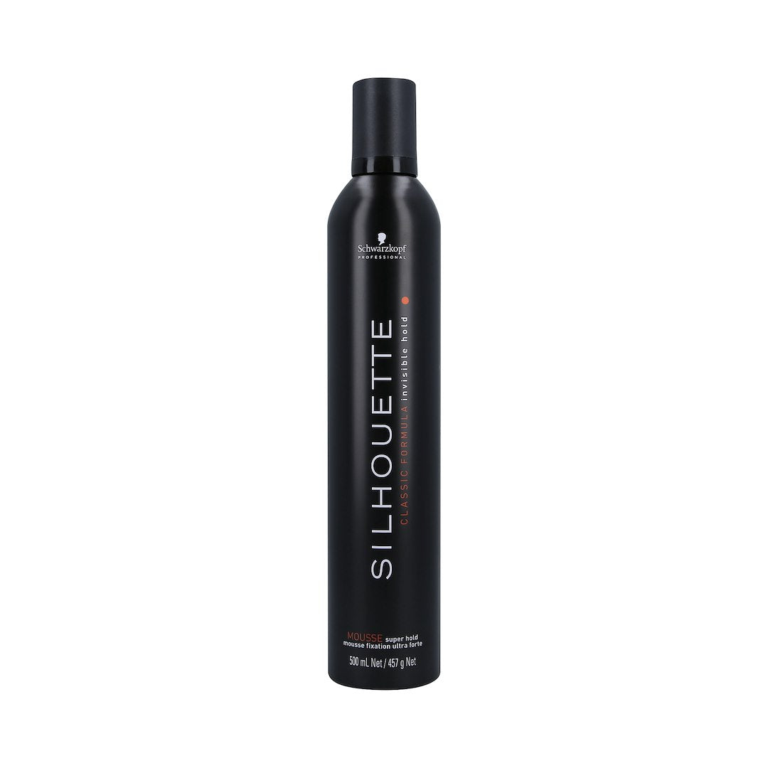 SCHWARZKOPF SILHOUETTE SUPER HOLD MOUSSE (BLACK) 500ML
