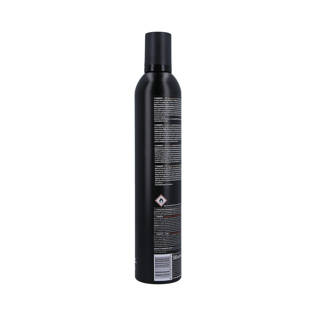 SCHWARZKOPF SILHOUETTE SUPER HOLD MOUSSE (BLACK) 500ML