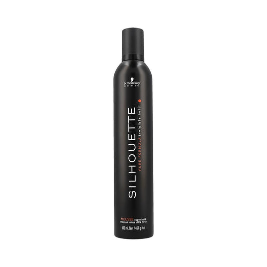 SCHWARZKOPF SILHOUETTE SUPER HOLD MOUSSE (BLACK) 500ML