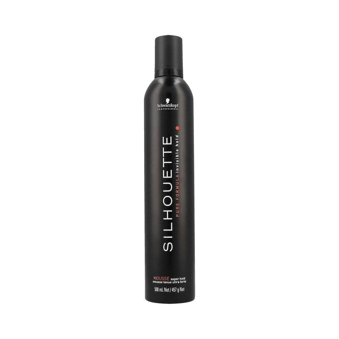 SCHWARZKOPF SILHOUETTE SUPER HOLD MOUSSE (BLACK) 500ML