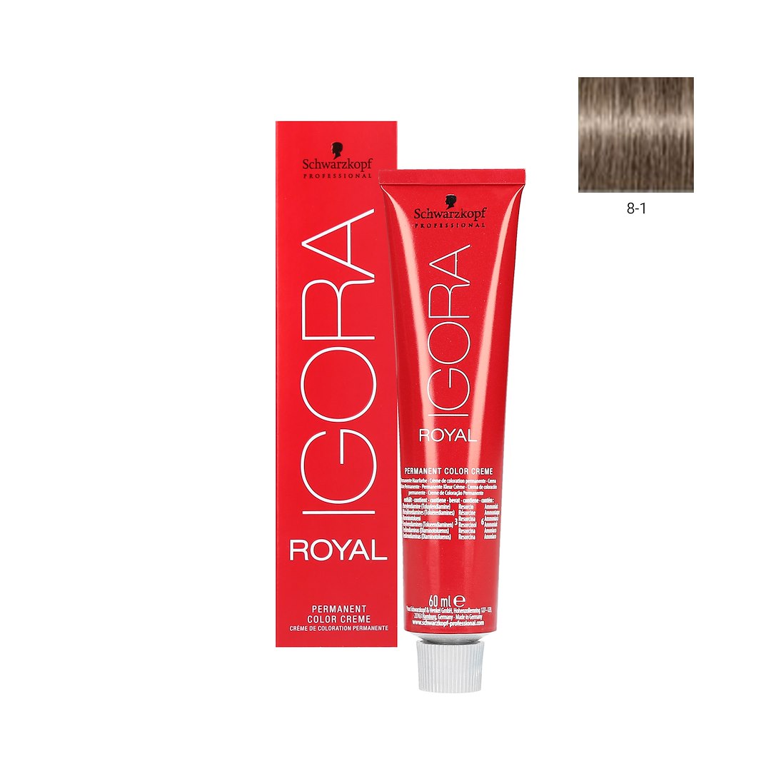 SCHWARZKOPF PROFESSIONAL IGORA ROYAL PERMANENT HAIR COLOR - ASSORTED