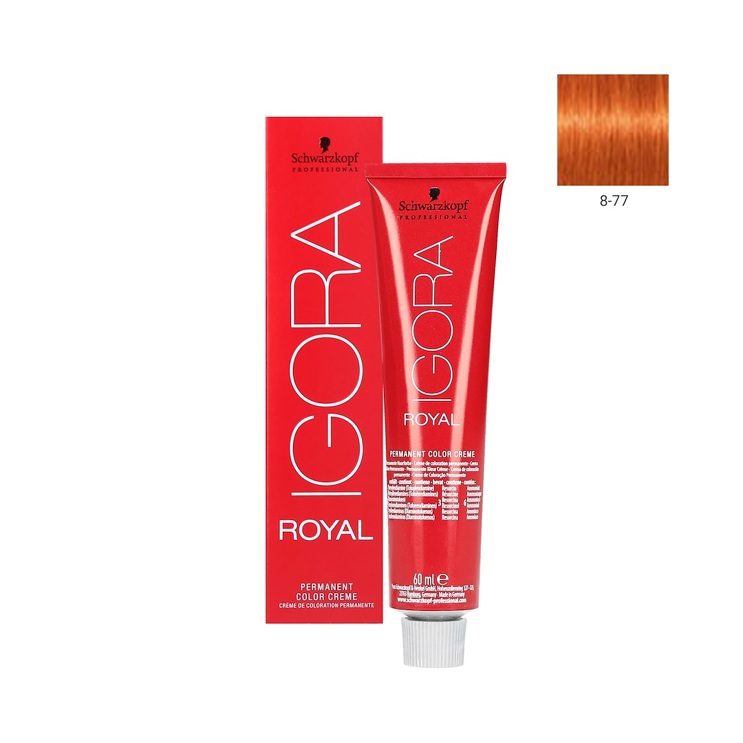 SCHWARZKOPF PROFESSIONAL IGORA ROYAL PERMANENT HAIR COLOR - ASSORTED