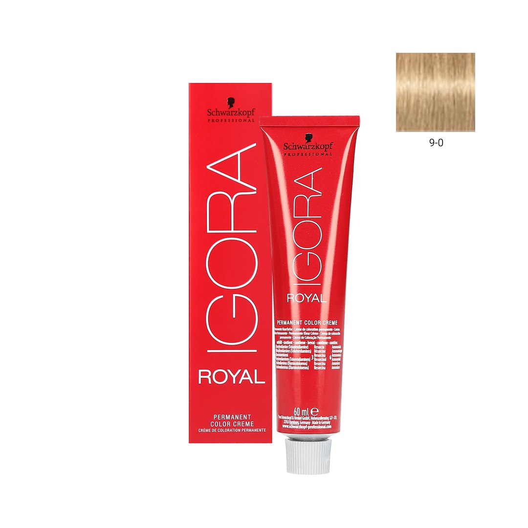 SCHWARZKOPF PROFESSIONAL IGORA ROYAL PERMANENT HAIR COLOR - ASSORTED