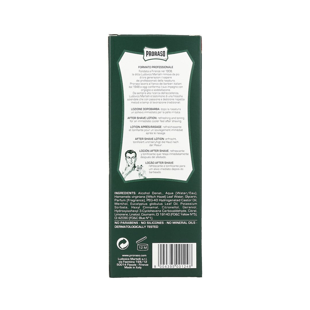ЛОСЬОН ПОСЛЕ БРИТЬЯ PRORASO GREEN LINE 400 МЛ