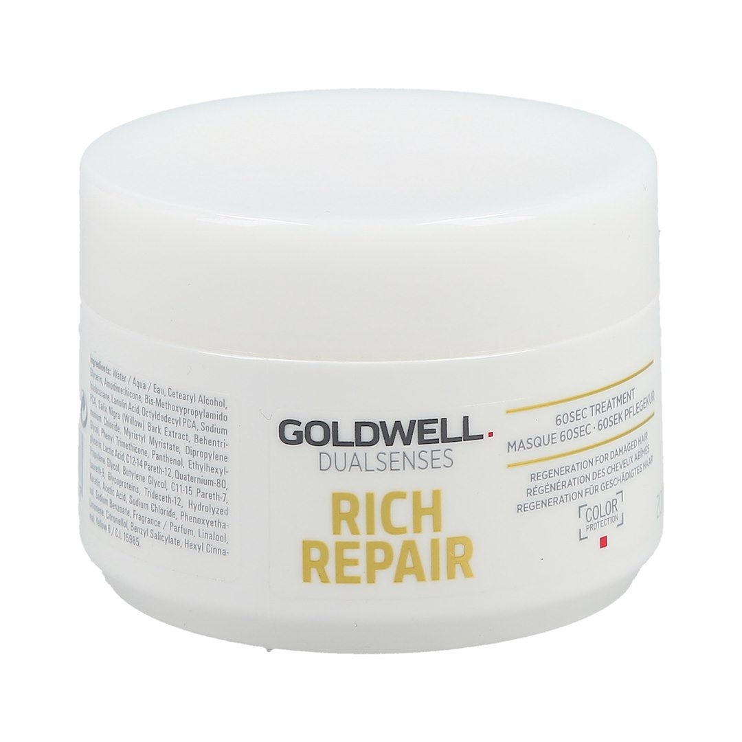 GOLDWELL DUALSENSES RICH REPAIR 60 SECONDS TREATMENT - MASKS 200/500ML