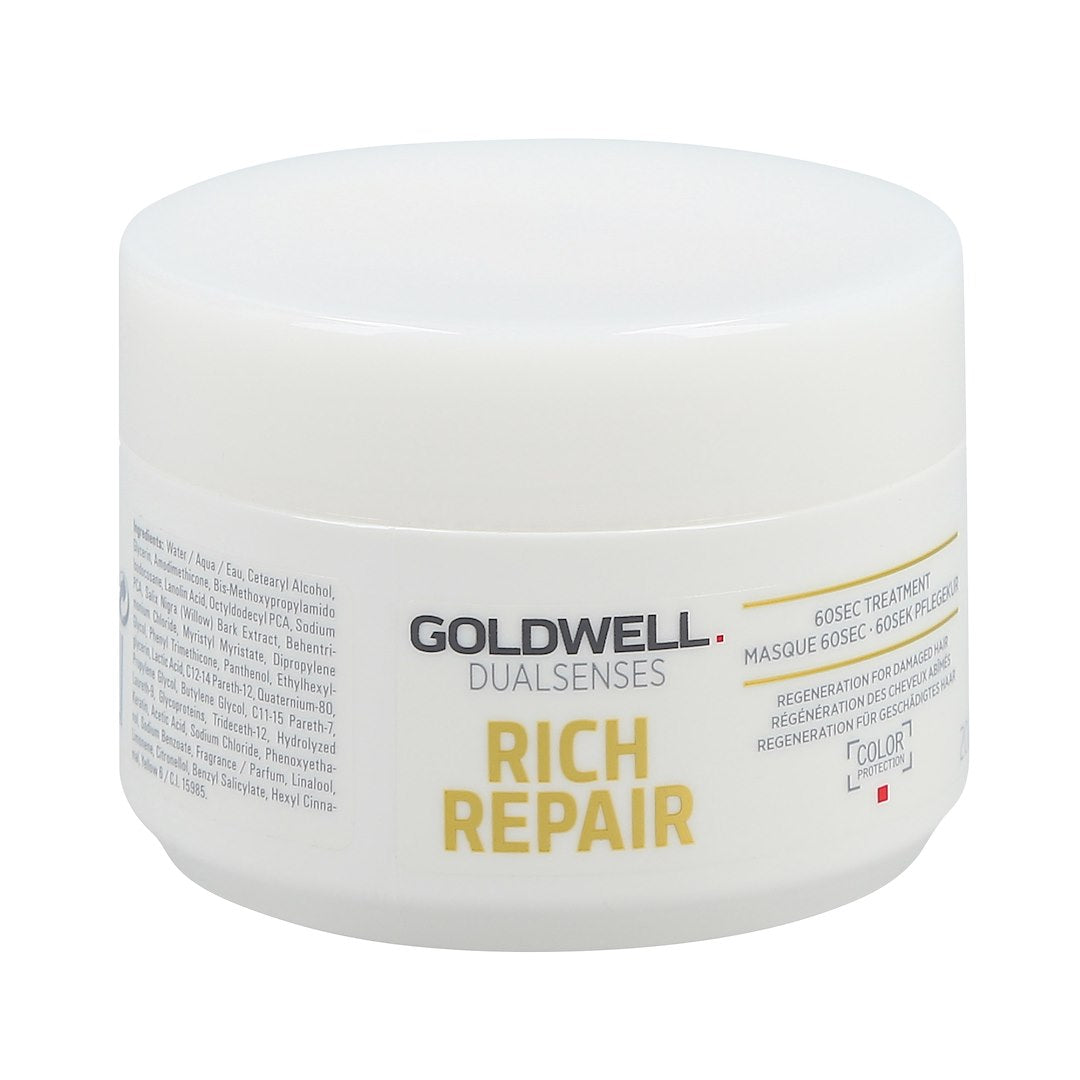 GOLDWELL DUALSENSES RICH REPAIR 60 SECONDS TREATMENT - MASKS 200/500ML