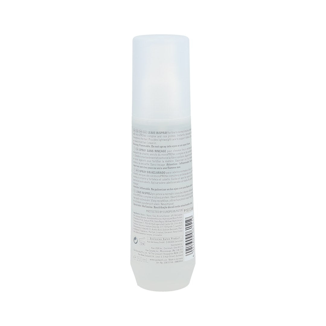 GOLDWELL DUALSENSES ULTRA VOLUME СПРЕЙ ДЛЯ УСИЛЕНИЯ ВОЛОС 150 МЛ
