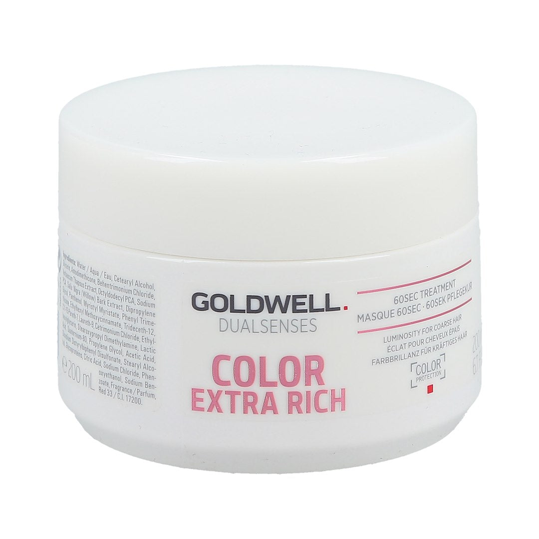 GOLDWELL DUALSENSES COLOR EXTRA RICH 60 SEC TREATMENT MASK 200ML