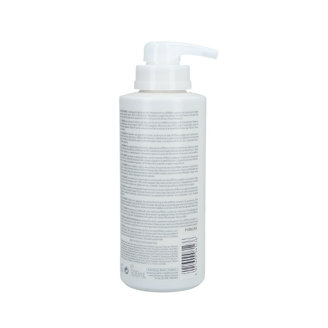 GOLDWELL DUALSENSES BL&HI 60 SEC TREATMENT MASK 500ML