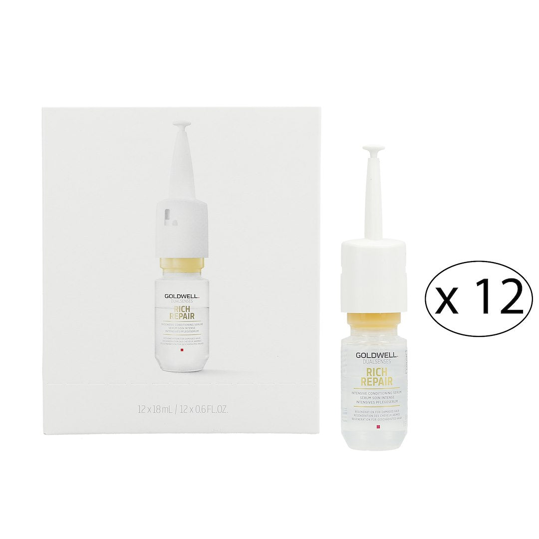 GOLDWELL DUALSENSES RICH REPAIR ИНТЕНСИВНАЯ ВОССТАНАВЛИВАЮЩАЯ СЫВОРОТКА 12X18ML