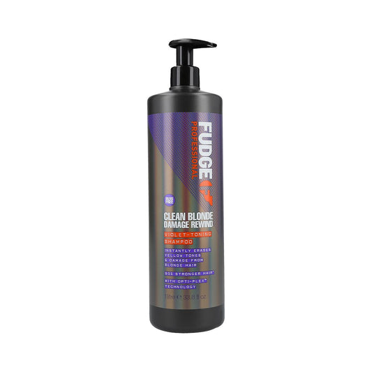 FUDGE CLEAN BLONDE DAM REW V-TONING SHAMPOO 1L