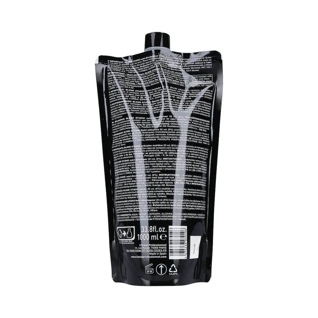 LOREAL BLOND STUDIO NUTRI DEVELOPER 1L - ASSORTED
