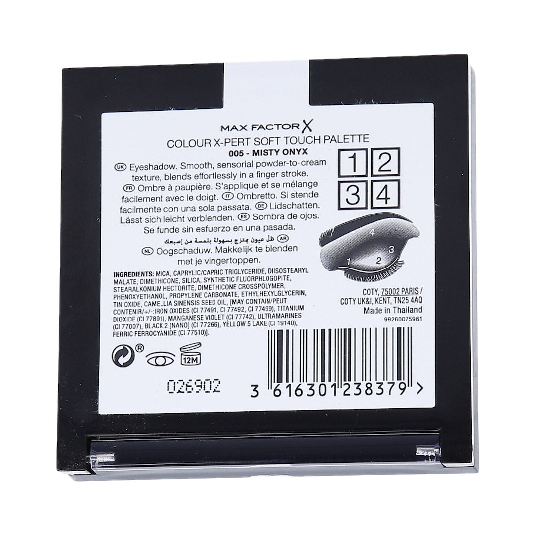 MAX FACTOR COLOUR X-PERT PALETTE 005 MISTY ONYX