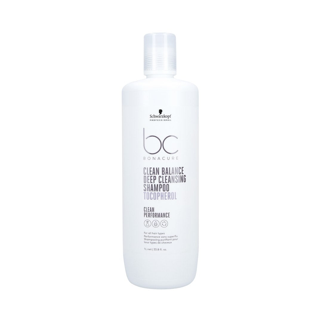 SCHWARZKOPF BONACURE CLEAN BALANCE DEEP CLEAN SHAMPOO 1L