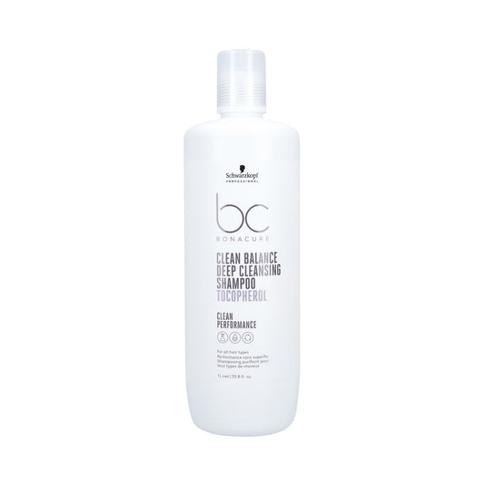 SCHWARZKOPF BONACURE CLEAN BALANCE DEEP CLEAN SHAMPOO 1L