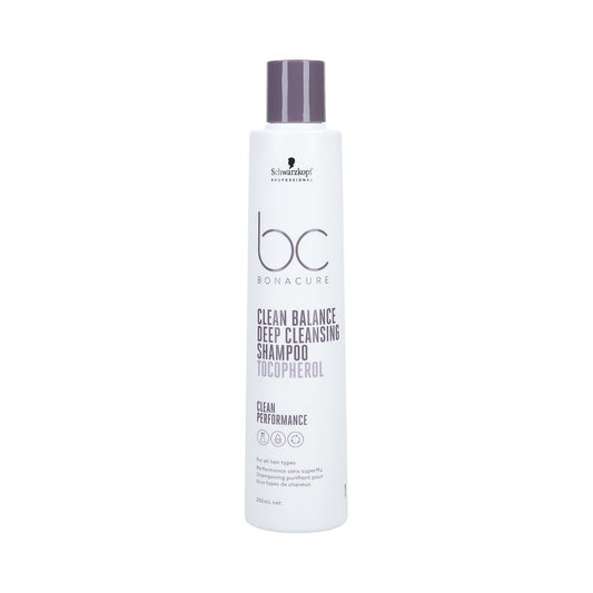 SCHWARZKOPF BONACURE CLEAN BALANCE DEEP CLEAN SHAMPOO 250ML