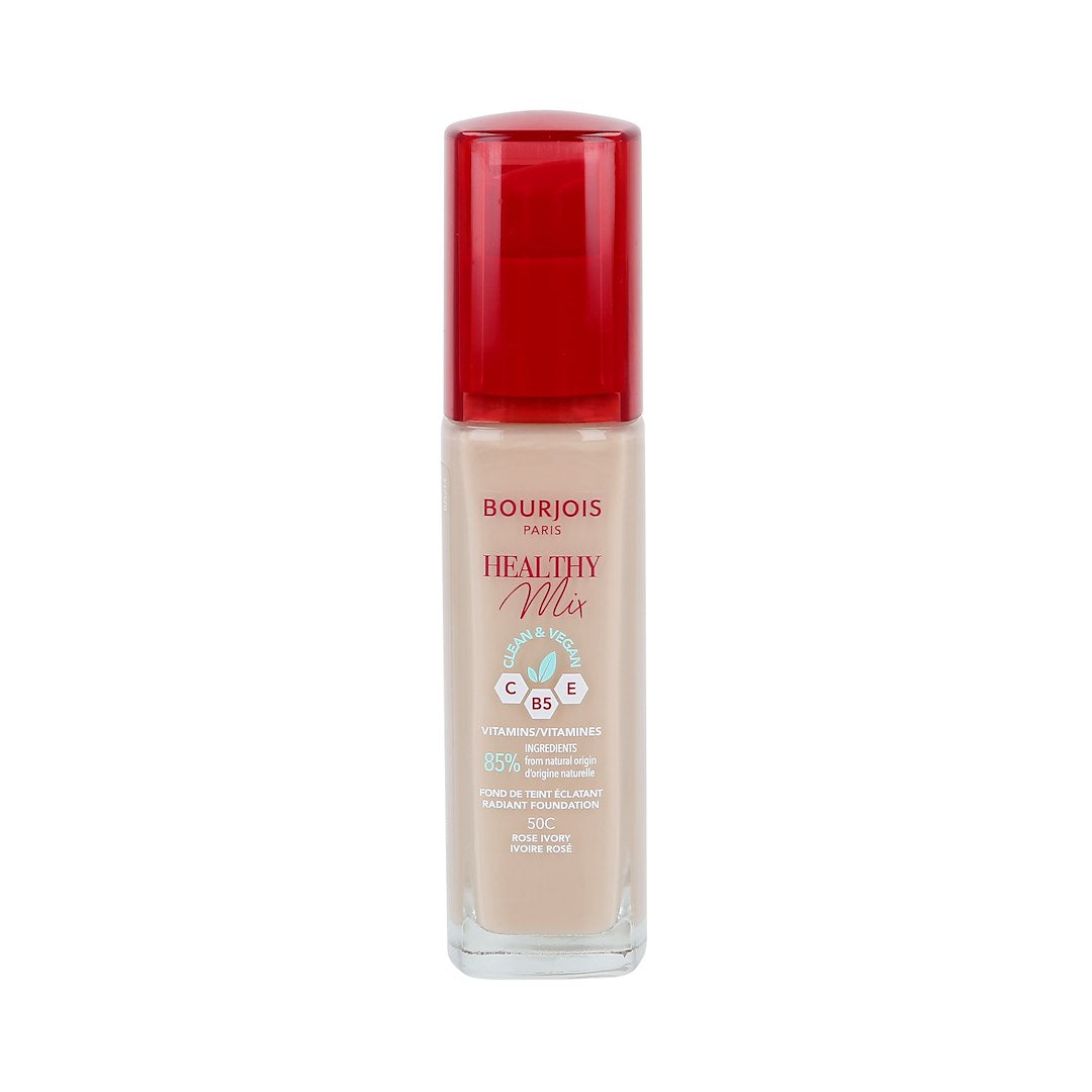 BOURJOIS HEALTHY MIX FOUNDATION VEGAN 050C ROSE IVORY 30ML