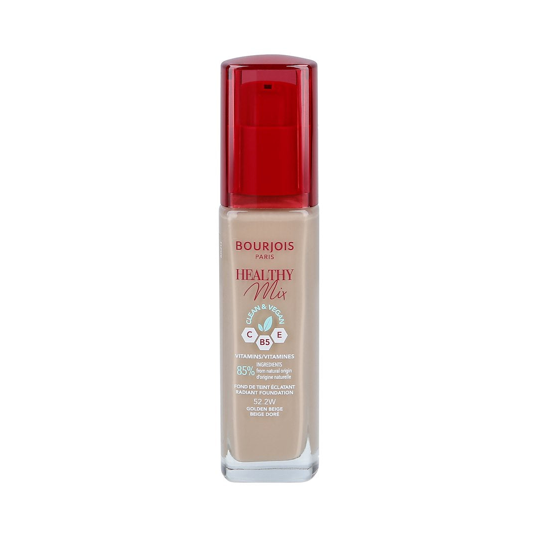 BOURJOIS HEALTHY MIX FOUNDATION VEGAN 052,2W GOLDEN BEIGE 30ML