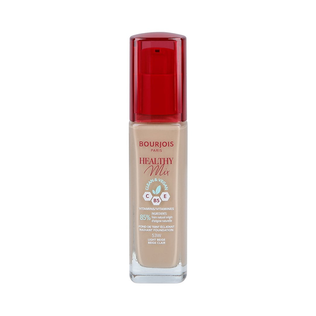 BOURJOIS HEALTHY MIX FOUNDATION VEGAN 053W LIGHT BEIGE 30ML