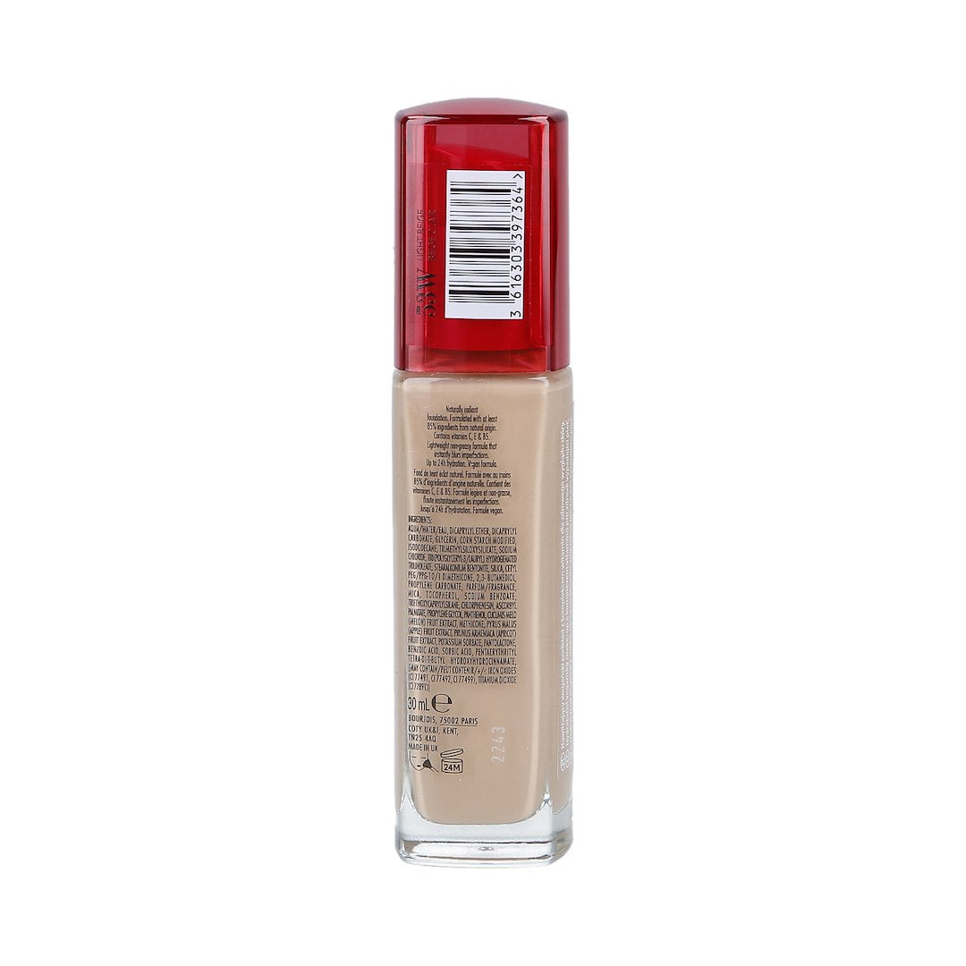 BOURJOIS HEALTHY MIX FOUNDATION VEGAN 053W LIGHT BEIGE 30ML