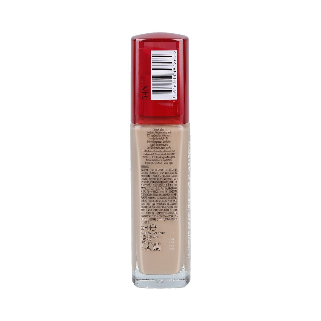BOURJOIS HEALTHY MIX FOUNDATION VEGAN 054N BEIGE 30ML