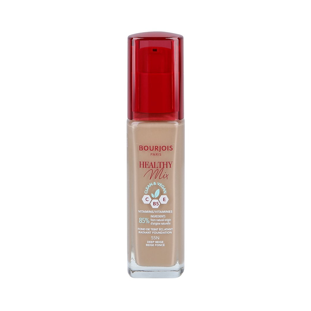 BOURJOIS HEALTHY MIX FOUNDATION VEGAN 055N DEEP BEIGE 30ML