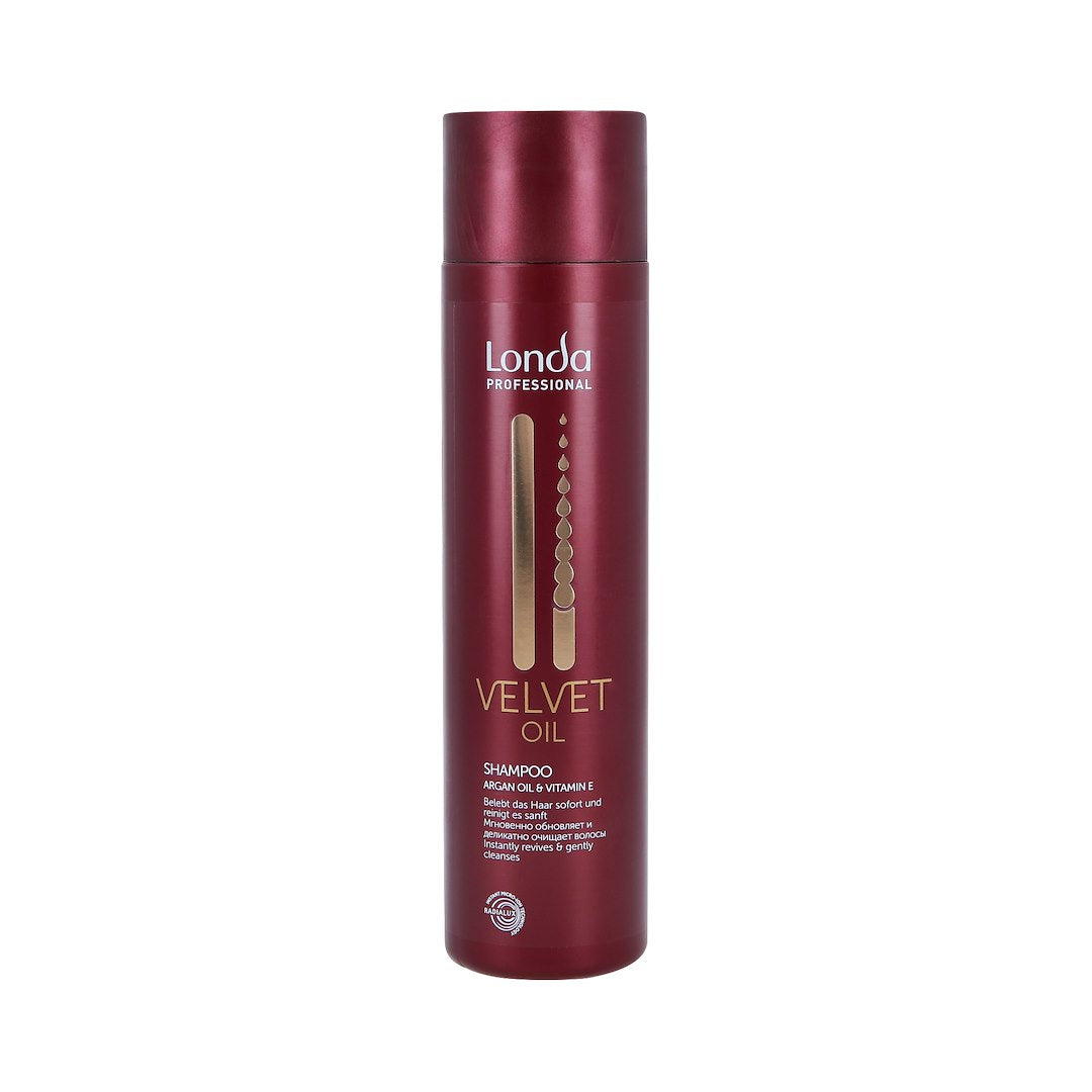 LONDA VELVET OIL SHAMPOO ARGAN OIL AND VITAMIN E 250ML