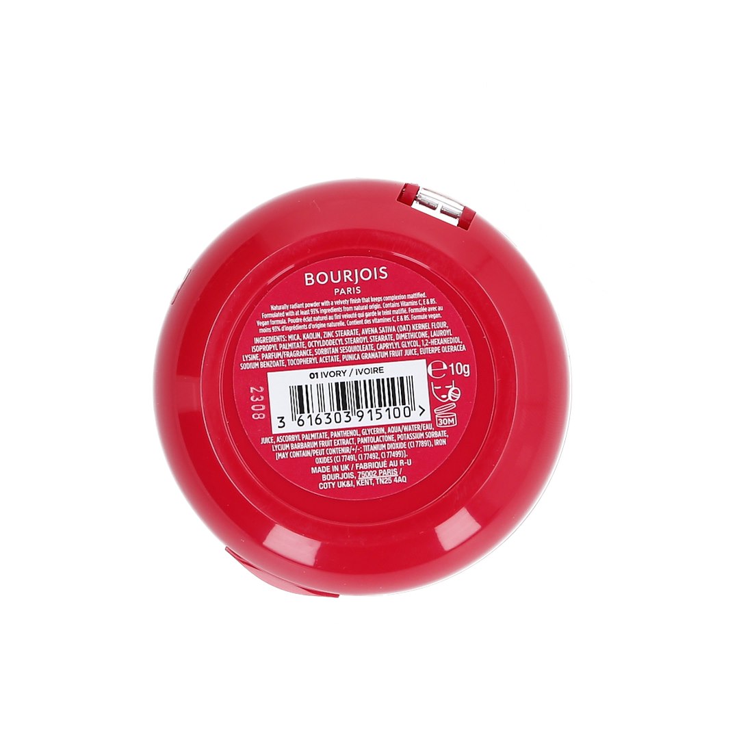 BOURJOIS HEALTHY MIX POWDER VEGAN 01 IVORY