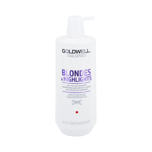 GOLDWELL DUALSENSES BL&amp;HI ШАМПУНЬ ПРОТИВ ЖЕЛТЫХ КОЖ 1 Л